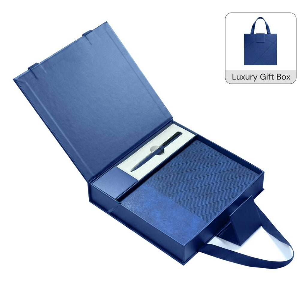 Moda Giftology Premium 2pc Gift Set in Navy Blue