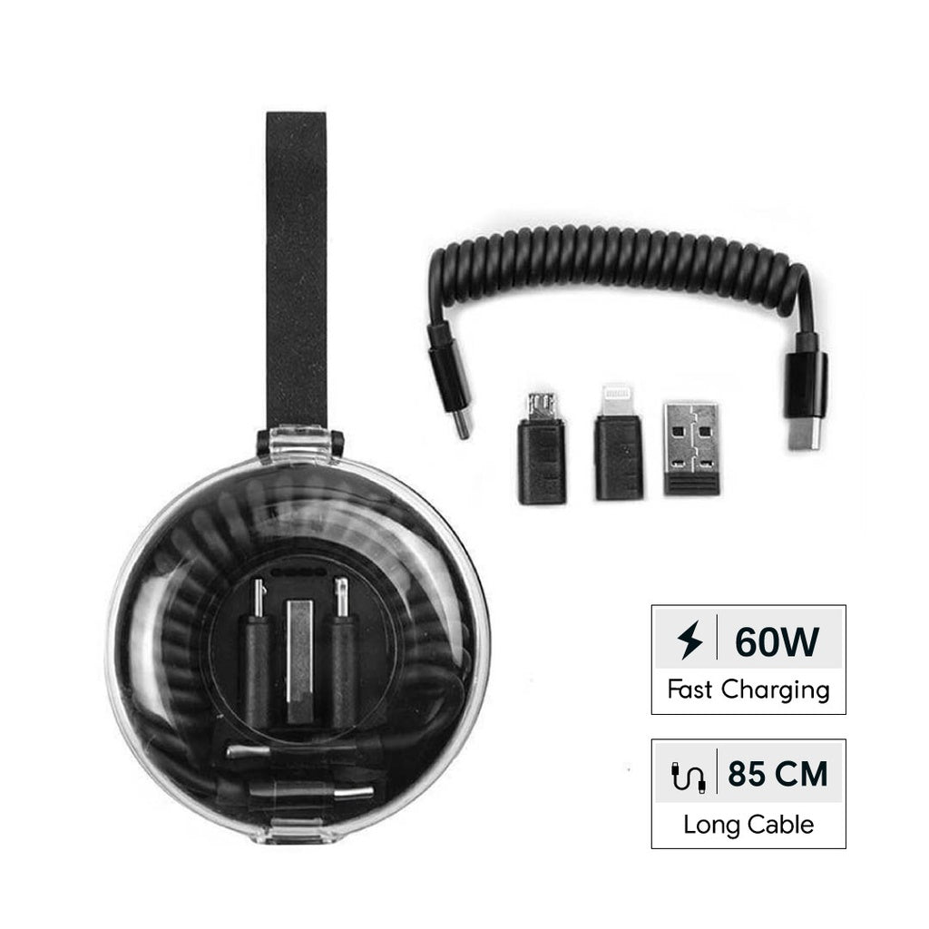 CORDA - Giftology Curled Cable & Adapter Kit