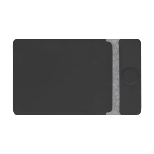 CAMDEN - Giftology 14" Felt Laptop Sleeve With 15W Magnetic Charger - Black