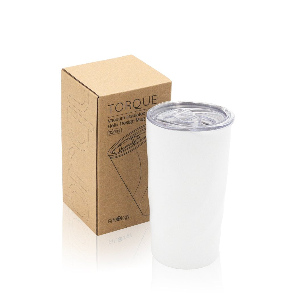 Torque — Giftology Double Wall Mug 330ml (White)