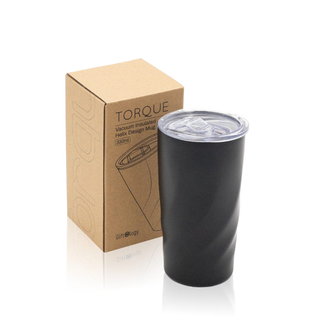 Torque — Giftology Double Wall Mug 330ml (Black)