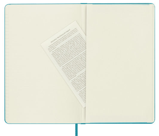 Moleskine Classic Large Ruled Hard Cover Notebook - Reef Blue