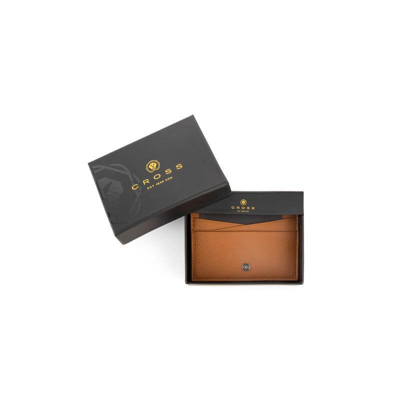 CROSS Pebble Leather Ladies' 6CC Zip Card Holder - Mocha — view 5 — MaxPrint Dubai