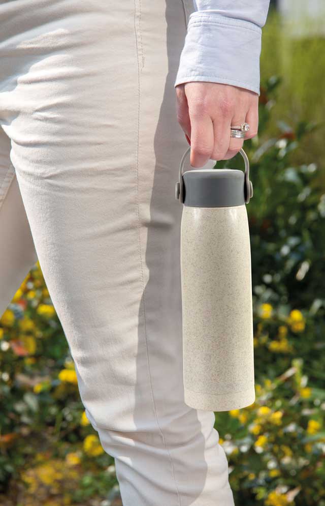 RABI - eco-neutral Wheat Straw Glass Bottle — view 6 — MaxPrint Dubai