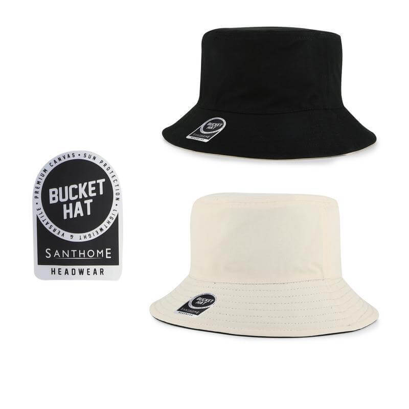 TRAIL - Santhome® Reversible Canvas Bucket Hat — view 4 — MaxPrint Dubai