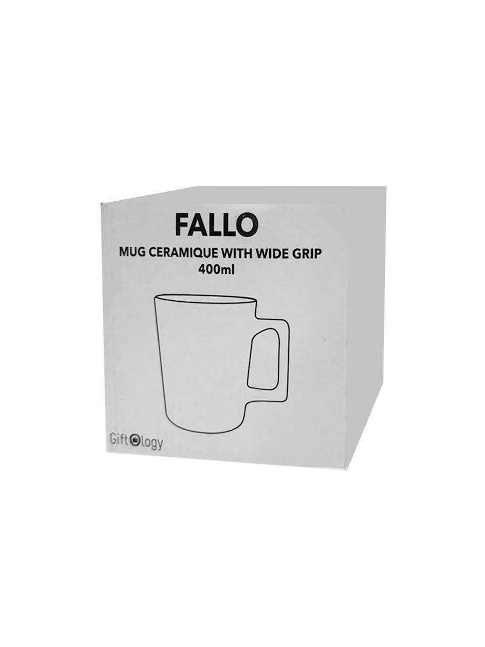 FALLO - Giftology Ceramic Cup with Wide Grip 400 ml - Blue — view 4 — MaxPrint Dubai