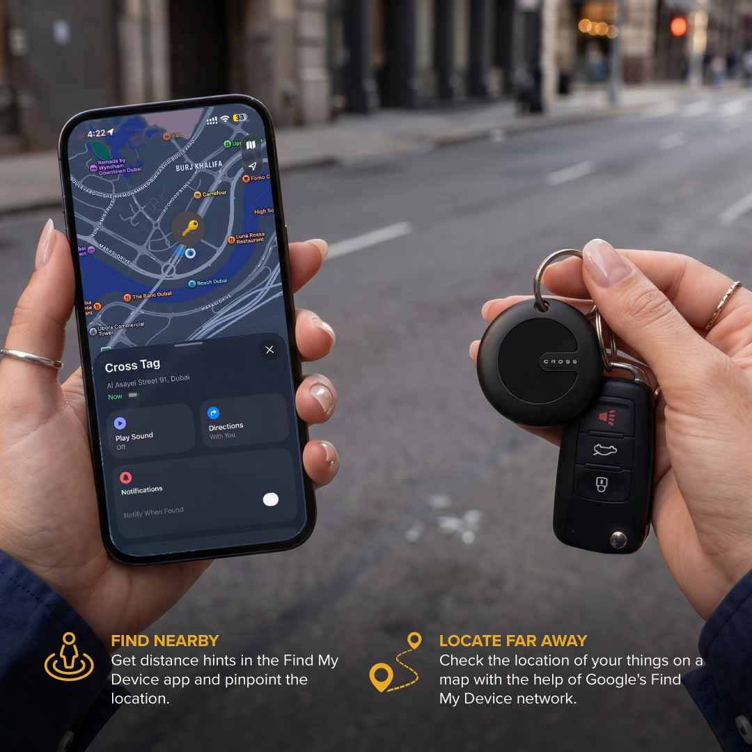 CROSS® Dual Find My Tag — Black