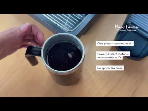 CAFFE - Hans Larsen Auto-Stirring Coffee Mug - White — view 7 — MaxPrint Dubai
