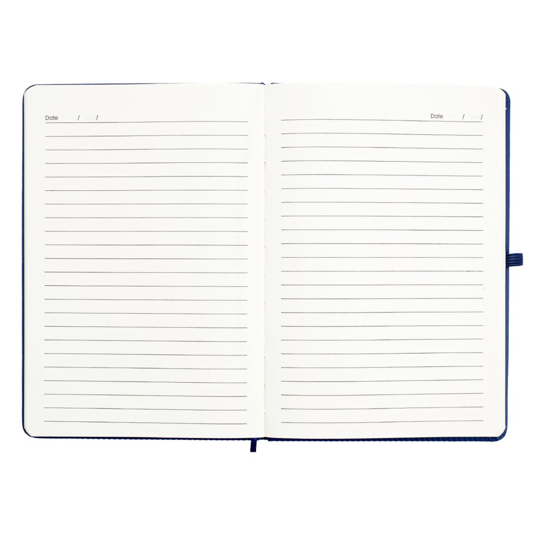 Ripple Set — Giftology Set of Notebook and Pen (Navy Blue)