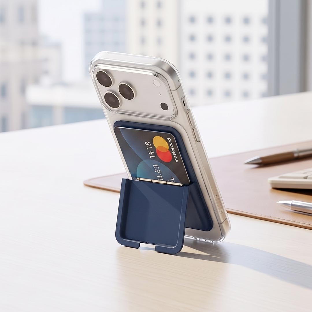 NAPIER - MagCase Phone Cardholder - Navy Blue — view 6 — MaxPrint Dubai