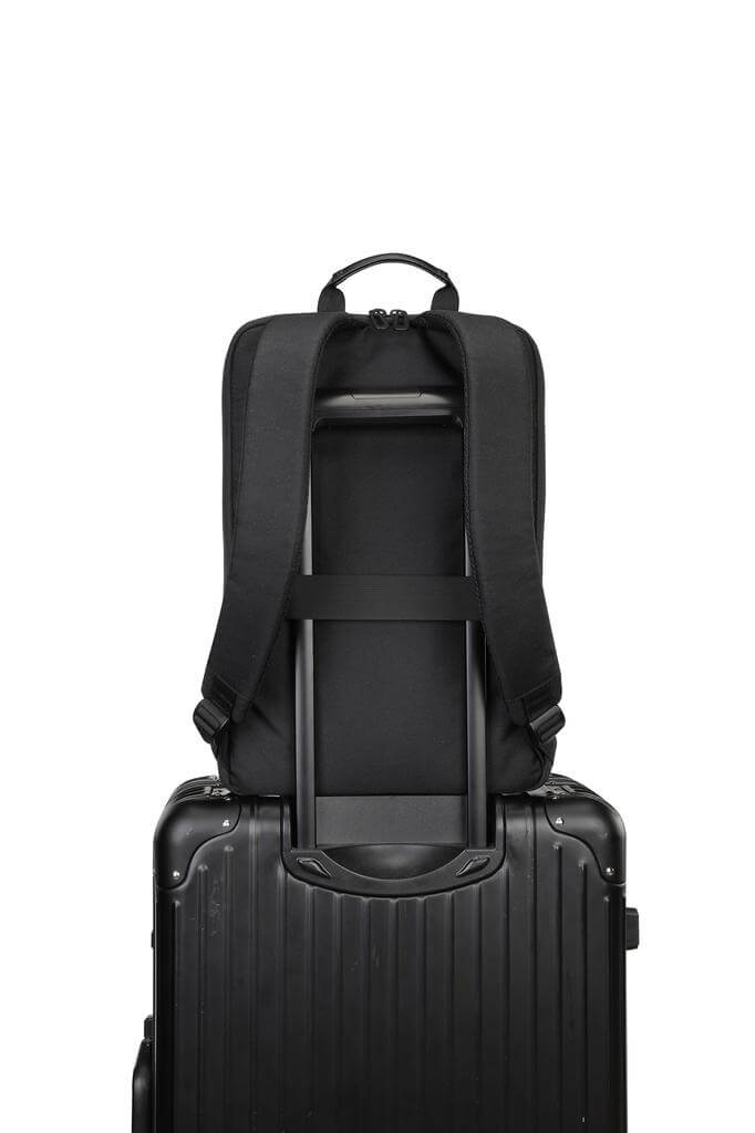 SANOK - CHANGE Collection Slim RPET 15.6" Laptop Backpack - Black