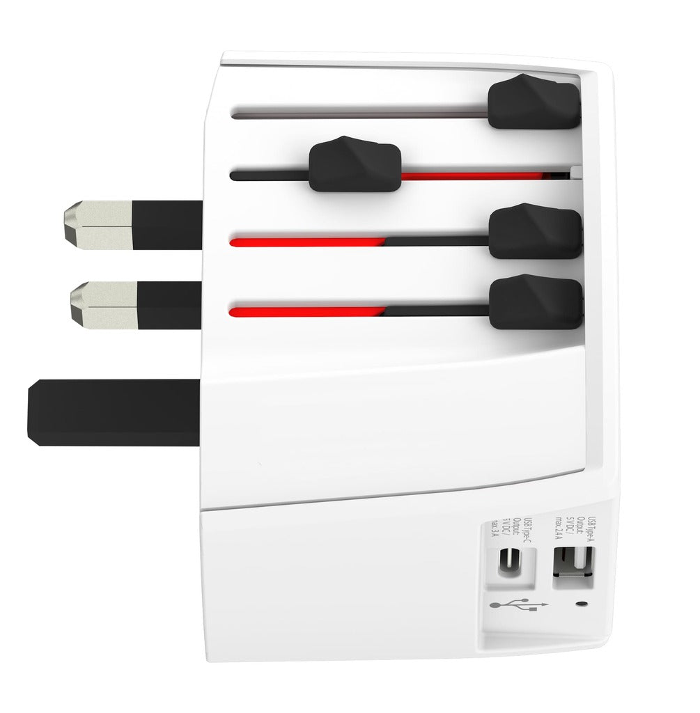 SKROSS World Travel Adapter MUV USB (AC) - USB & Type C ports — view 3 — MaxPrint Dubai