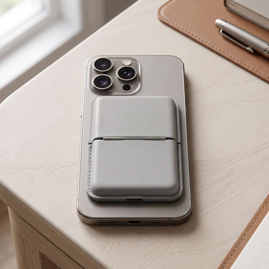 NAPIER - MagCase Phone Cardholder - Grey — view 6 — MaxPrint Dubai