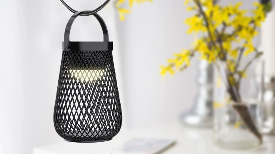 MERANO - @memorii Wireless Speaker Lantern - Black — view 3 — MaxPrint Dubai