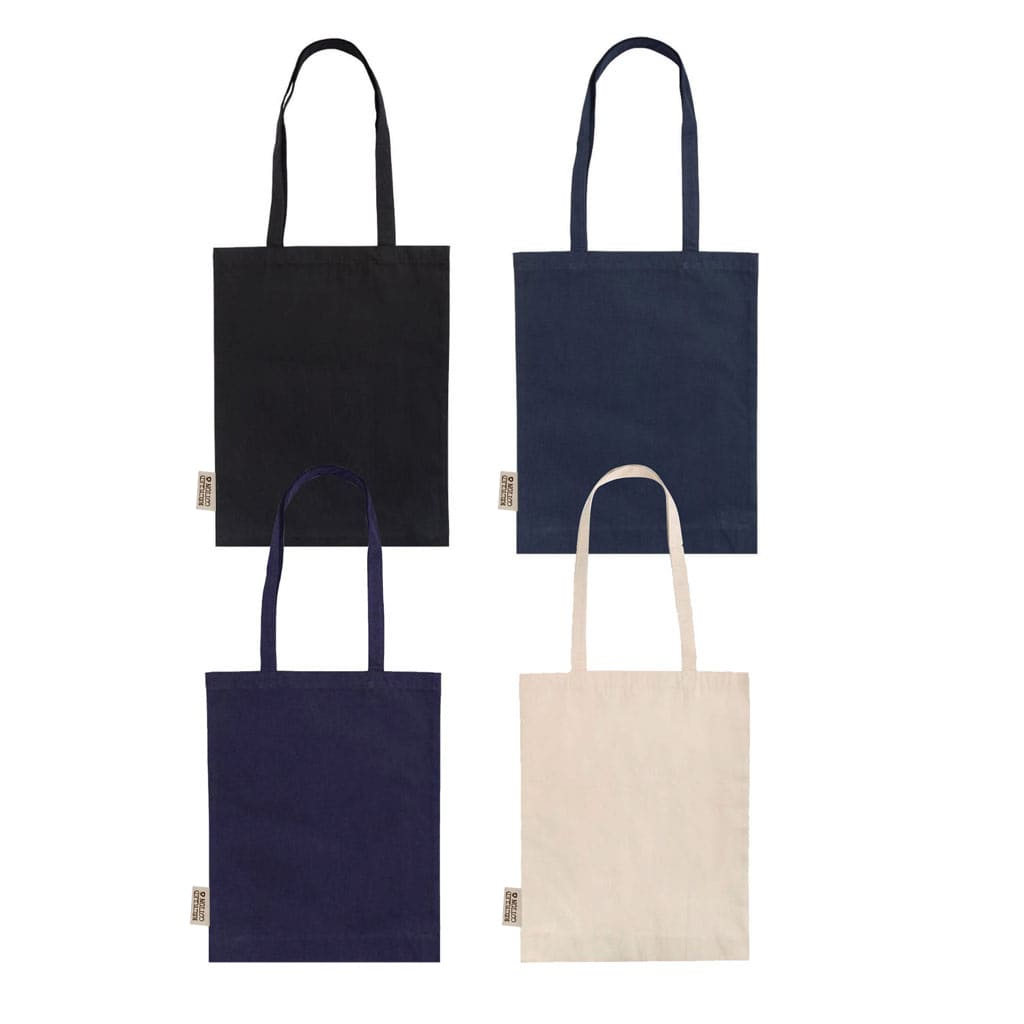 ABLAR - GRS-certified Recycled Cotton Tote Bag - Blue — view 5 — MaxPrint Dubai
