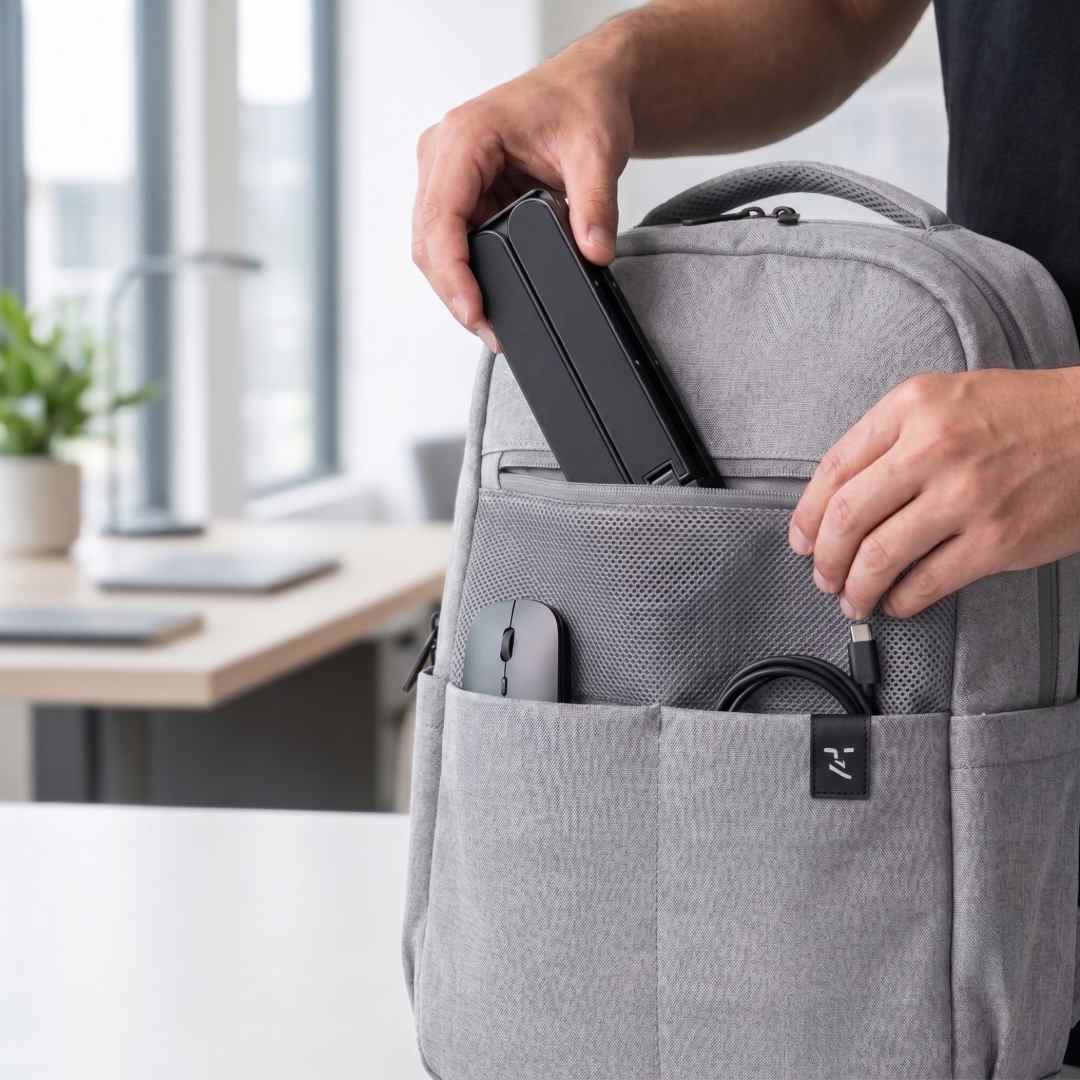 Malin — @memorii Portable Aluminium Laptop Stand - Black