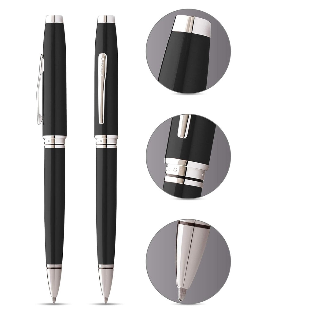 Cross Coventry Ballpoint Pen with Notebook and Bifold Wallet Gift Set - Black — view 10 — MaxPrint Dubai