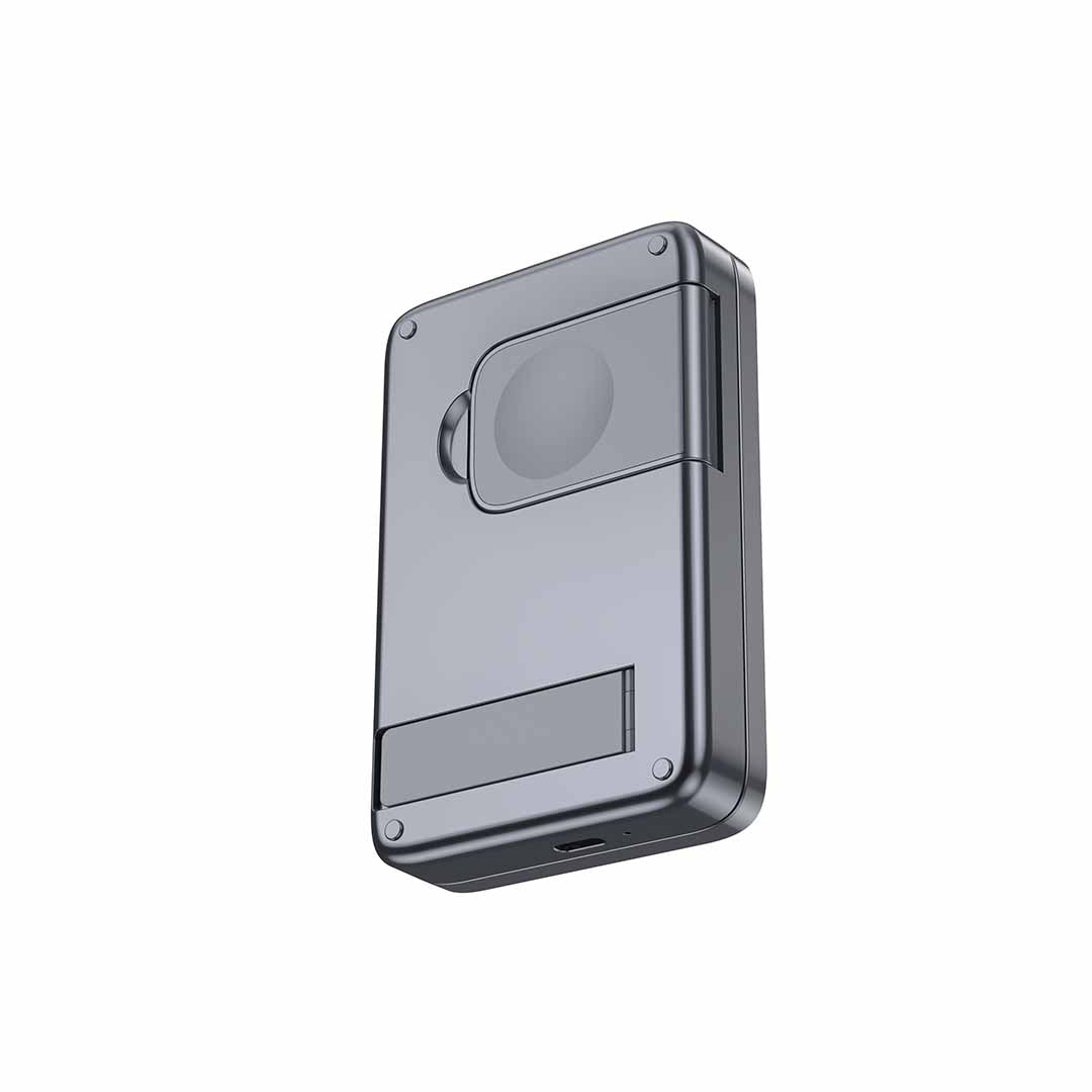 Argene — @memorii Magfold 3 in 1 Wireless Charger Stand - Metallic Grey