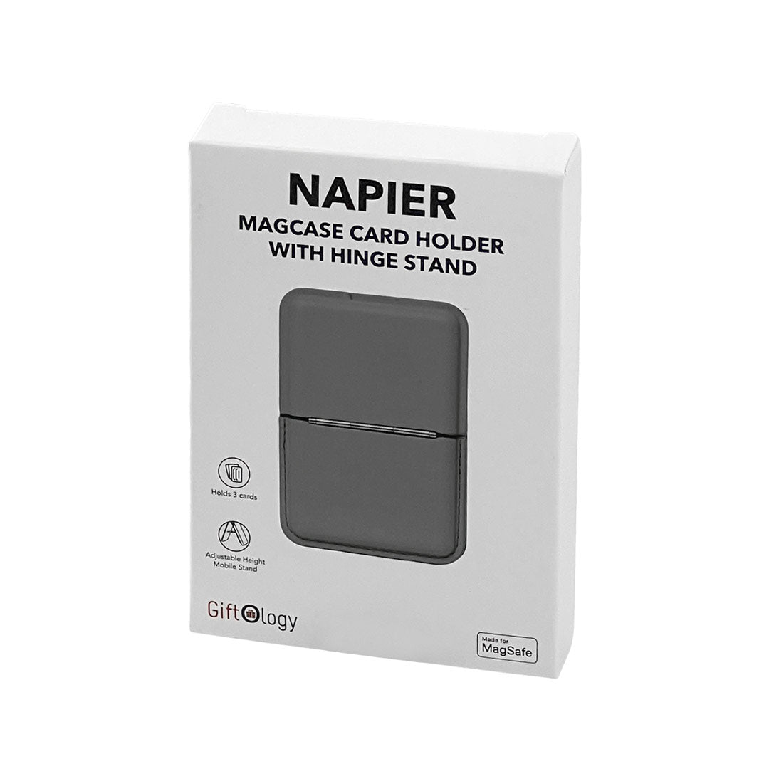 NAPIER - MagCase Phone Cardholder - Grey — view 9 — MaxPrint Dubai