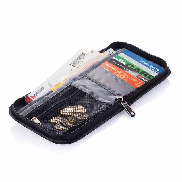SWISS PEAK Alpine Zippered Travel Wallet — view 4 — MaxPrint Dubai