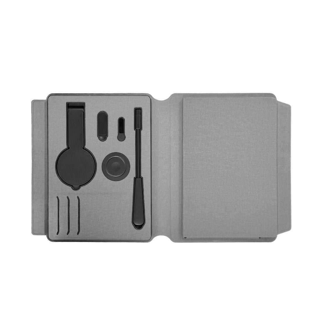 Solais — Santhome Recycled 10000 mAh Power Bank with 15W Magsafe Smart A5 Organizer - Grey