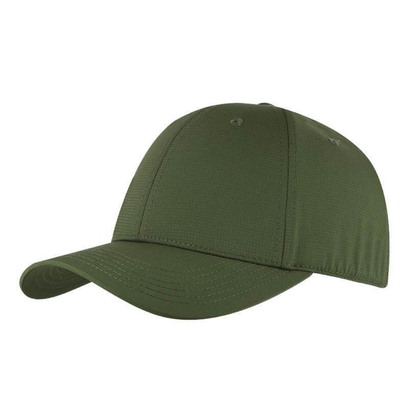 DELTA - Santhome® DryNCool® Performance Stretch-Fitted Cap - Green — view 6 — MaxPrint Dubai