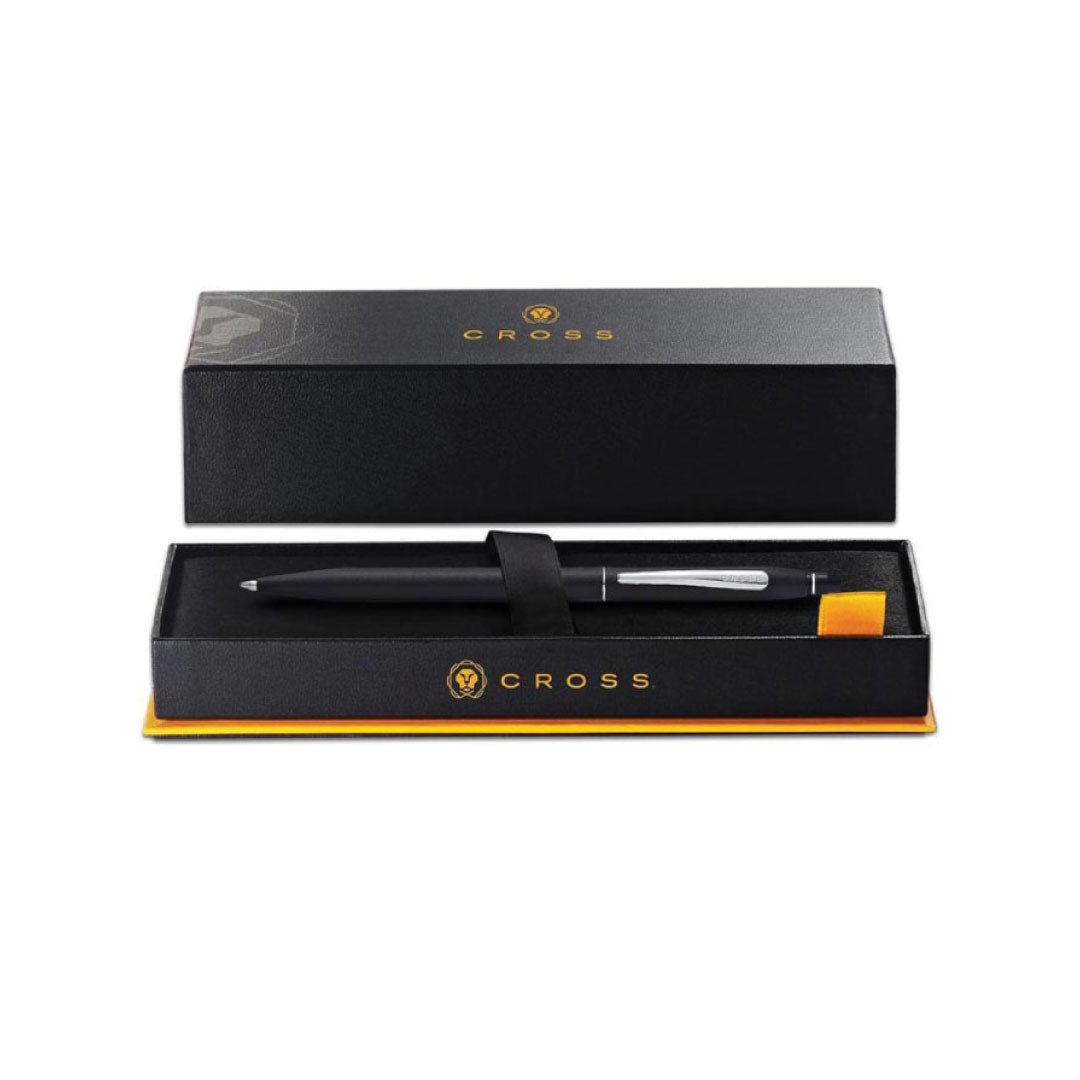 Cross Click™ Classic Black Ballpoint Pen (Blue Ink)