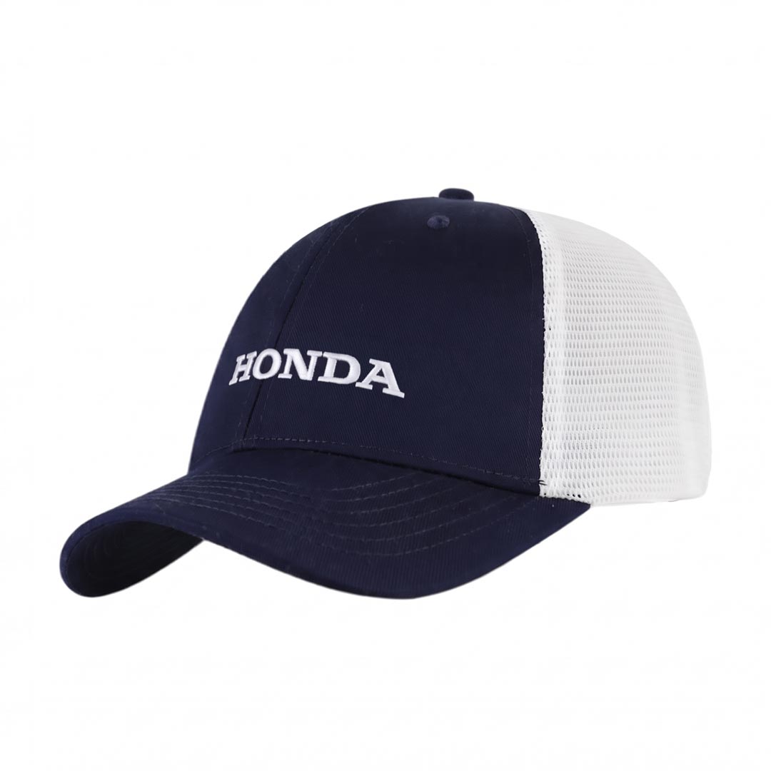 Swift — Santhome 6 Panel Trucker Cap, Navy / White