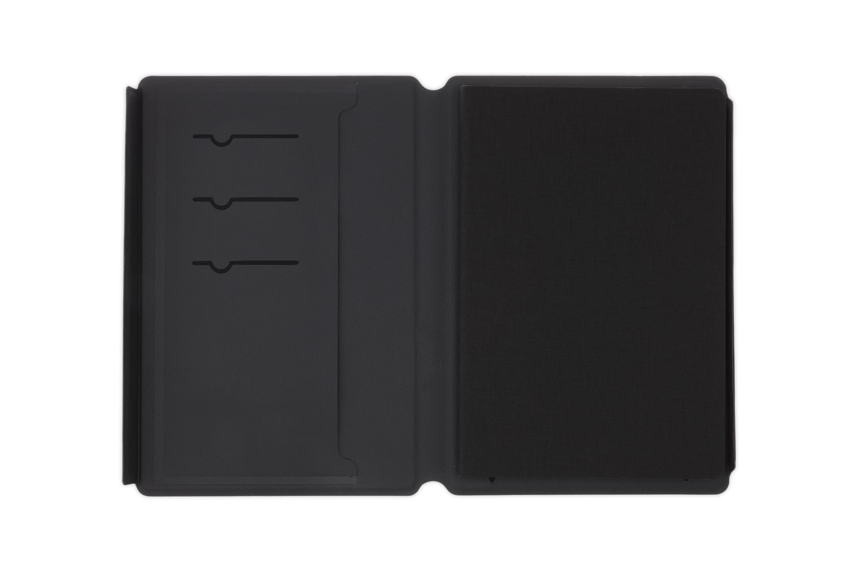 TESSIN - CHANGE ZERO Sustainable Gift Set with Refillable Notebook, Pen & Cardholder - Black
