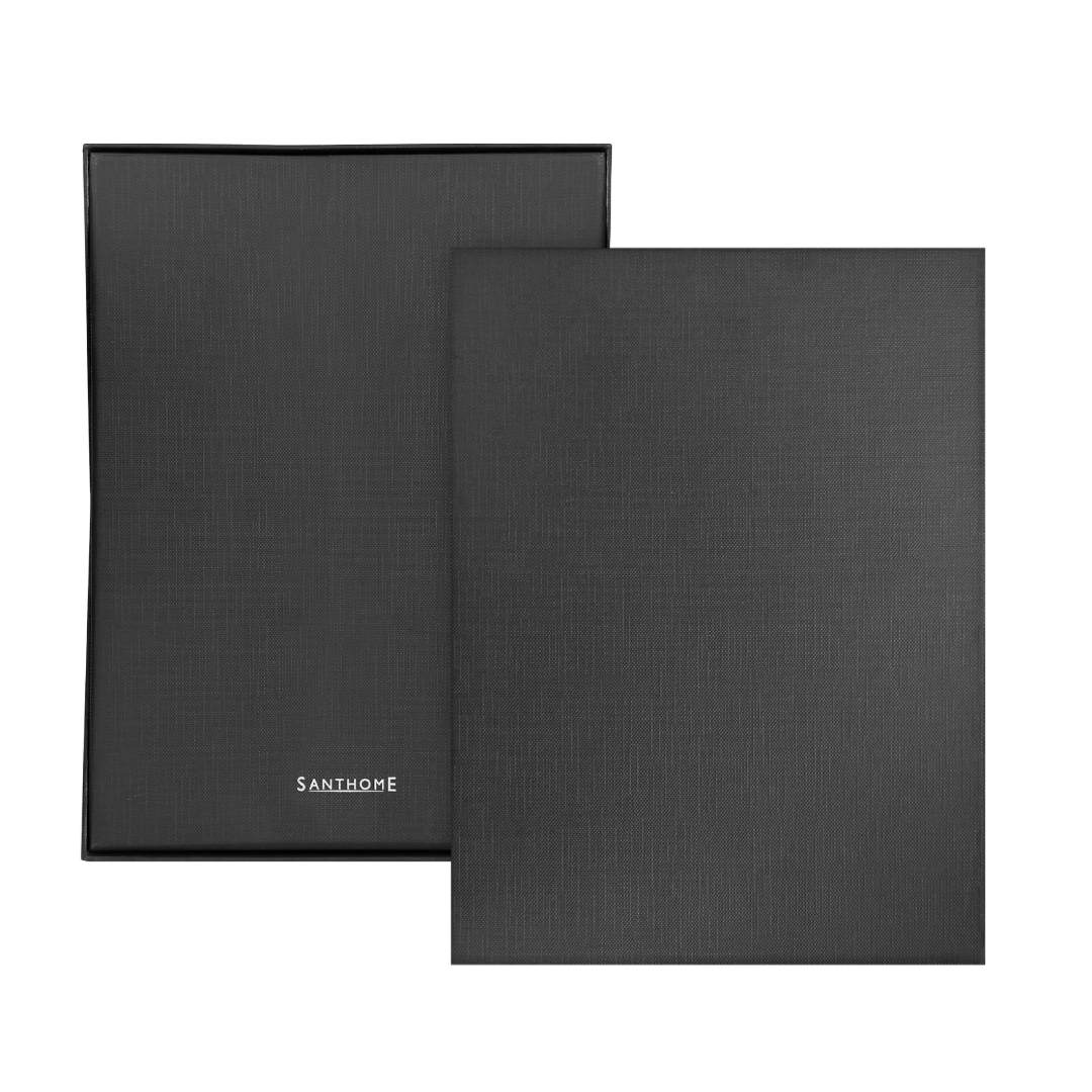 Solais — Santhome Recycled 10000 mAh Power Bank with 15W Magsafe Smart A5 Organizer - Navy Blue