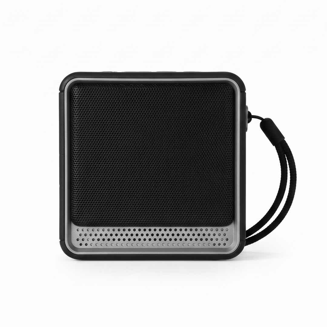 Felix @memorii portable wireless speaker in black and silver