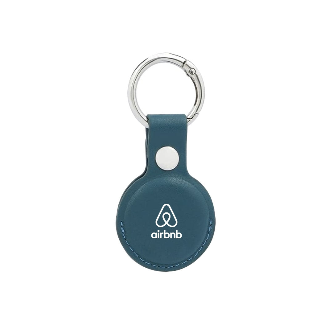 LEEVI - Santhome® PU Keychain with Santhome Tag pocket - Green — view 7 — MaxPrint Dubai