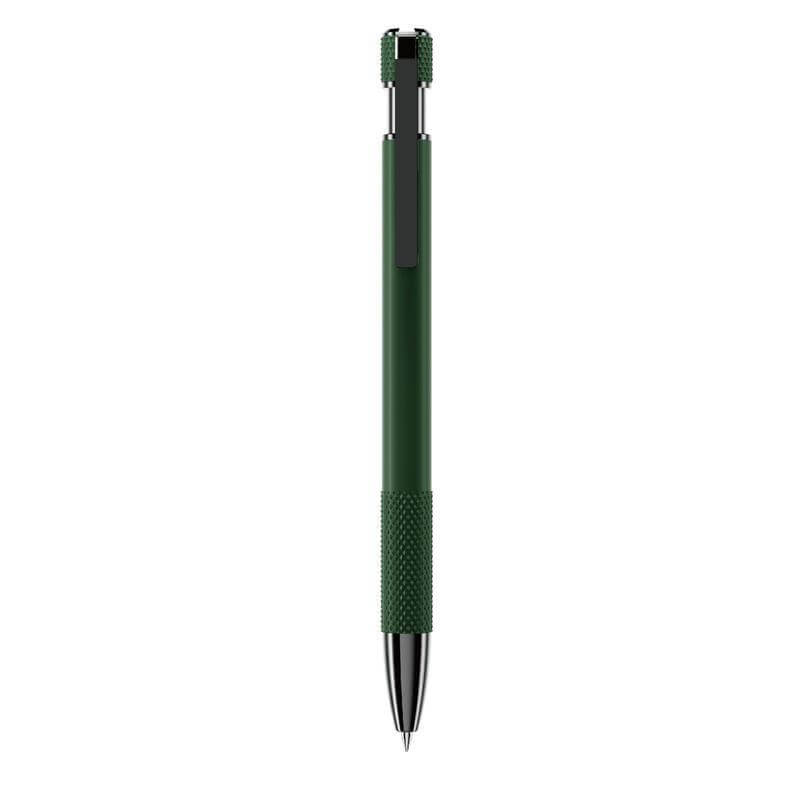 PILA - Recycled Aluminium Ballpoint Pen - Green — view 5 — MaxPrint Dubai