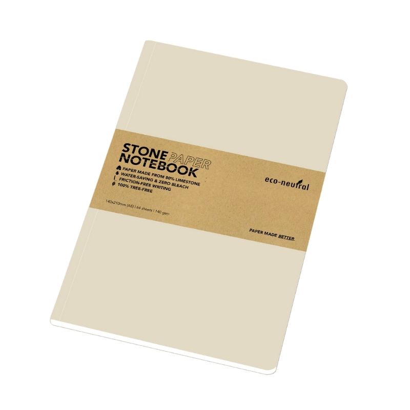 NEYA - eco-neutral Stone Paper Tree-Free Notebook - Birch — view 2 — MaxPrint Dubai