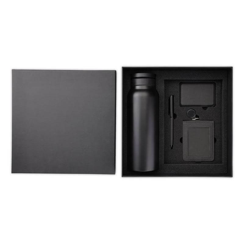 AVEIRO - CHANGE ZERO Sustainable 5pc Gratitude Gift Set - Black — view 3 — MaxPrint Dubai
