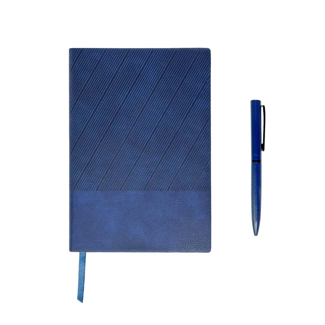 Moda Giftology Premium 2pc Gift Set in Navy Blue