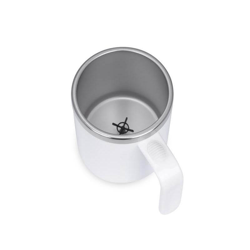 CAFFE - Hans Larsen Auto-Stirring Coffee Mug - White — view 4 — MaxPrint Dubai