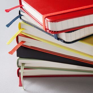 Moleskine Classic Medium Ruled Hard Cover Notebook - Navy Blue