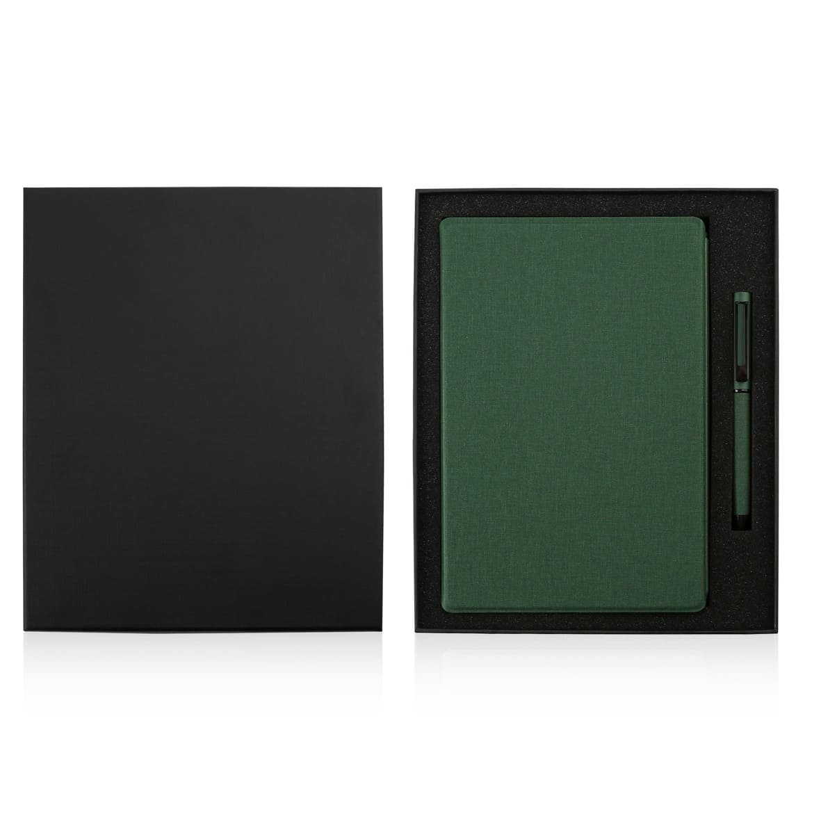 VARDIM - CHANGE ZERO Sustainable Gift Set with Refillable Notebook & Pen - Green — view 6 — MaxPrint Dubai