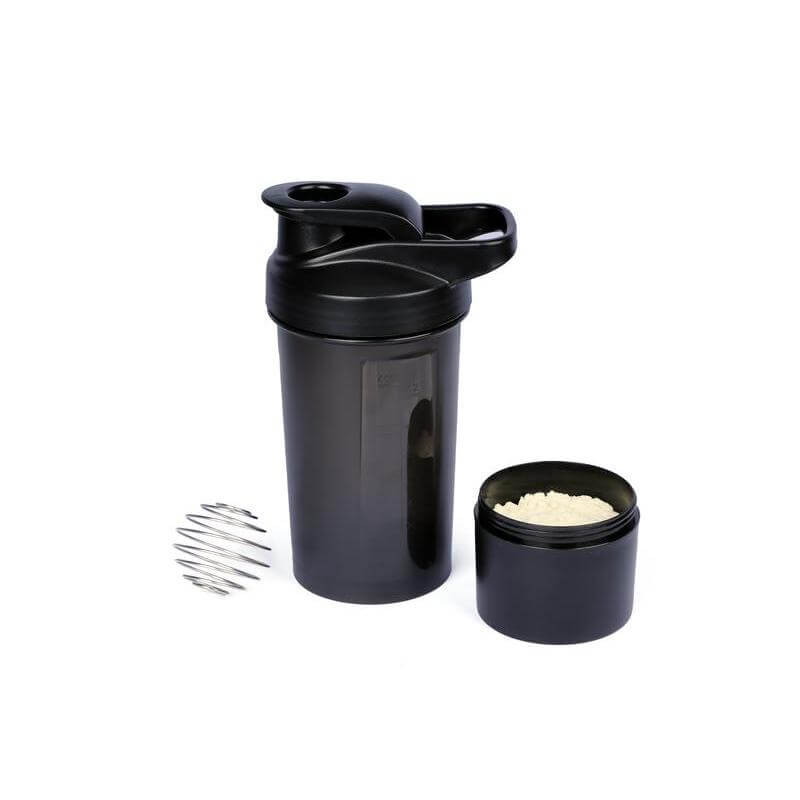FINIQ - Giftology Protein Shaker Water Bottle with Cup - Black — view 7 — MaxPrint Dubai