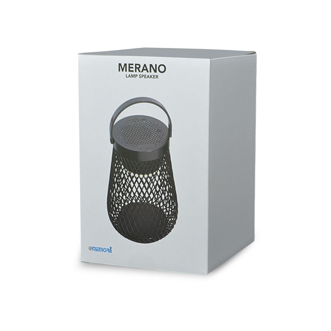 MERANO - @memorii Wireless Speaker Lantern - Black — view 4 — MaxPrint Dubai