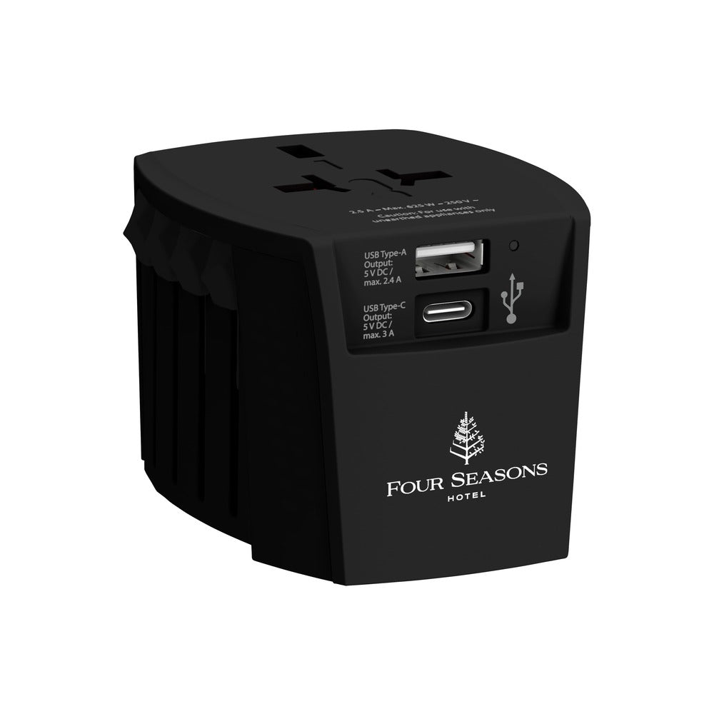 SKROSS World Travel Adapter MUV USB (AC) - USB & Type C ports - Black — view 4 — MaxPrint Dubai