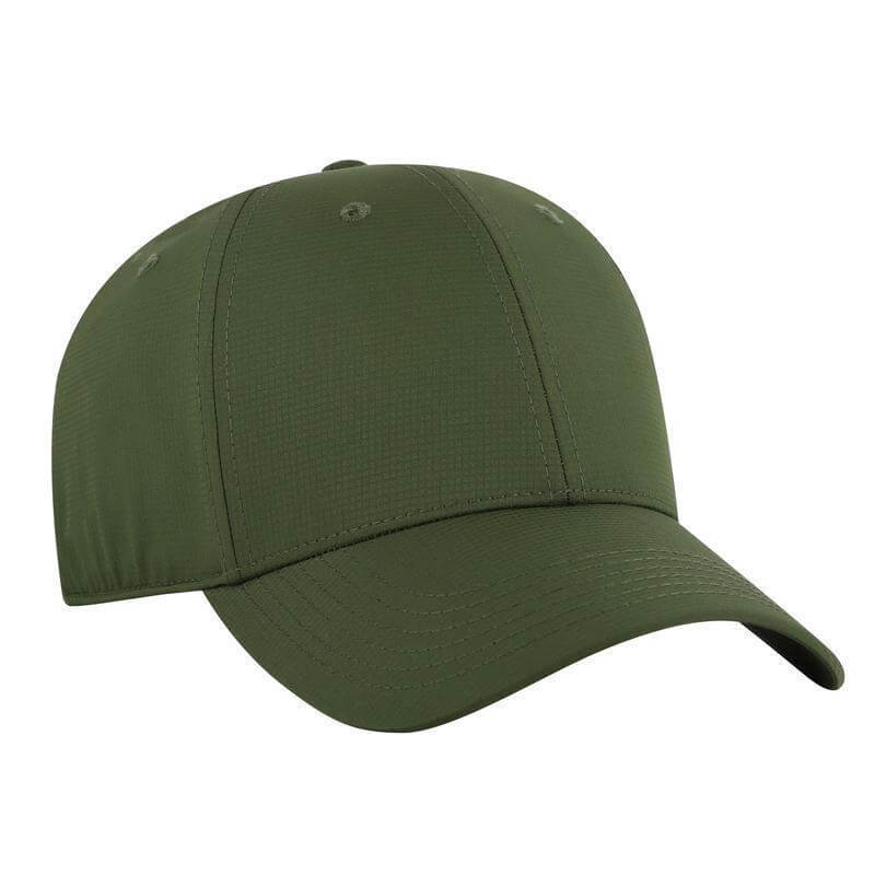 DELTA - Santhome® DryNCool® Performance Stretch-Fitted Cap - Green — view 4 — MaxPrint Dubai