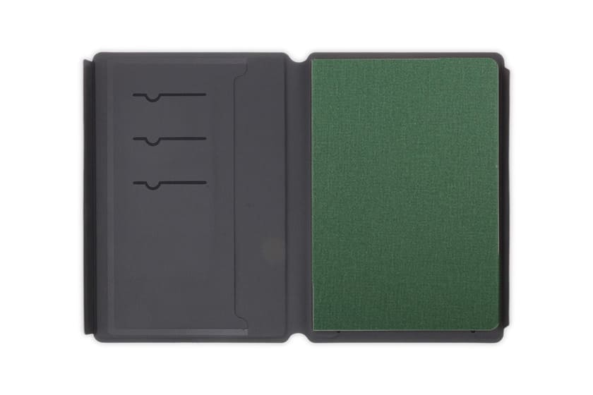 VARDIM - CHANGE ZERO Sustainable Gift Set with Refillable Notebook & Pen - Green — view 4 — MaxPrint Dubai