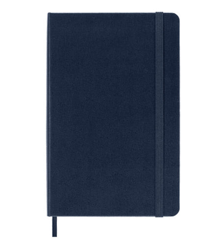 Moleskine Classic Medium Ruled Hard Cover Notebook - Navy Blue