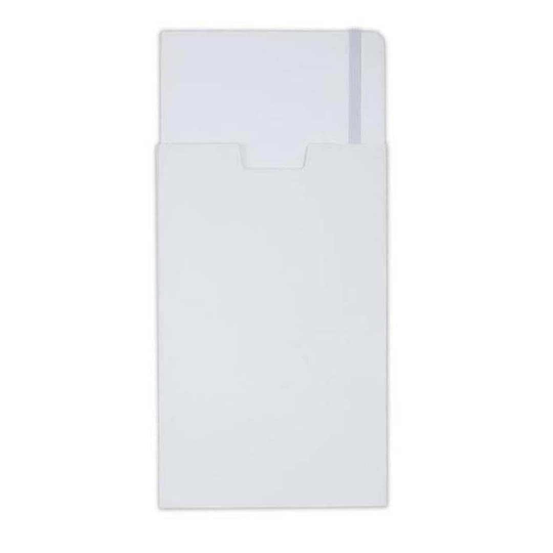 BARON - Santhome Expanded A5 Hard Cover Notebook - White — view 6 — MaxPrint Dubai
