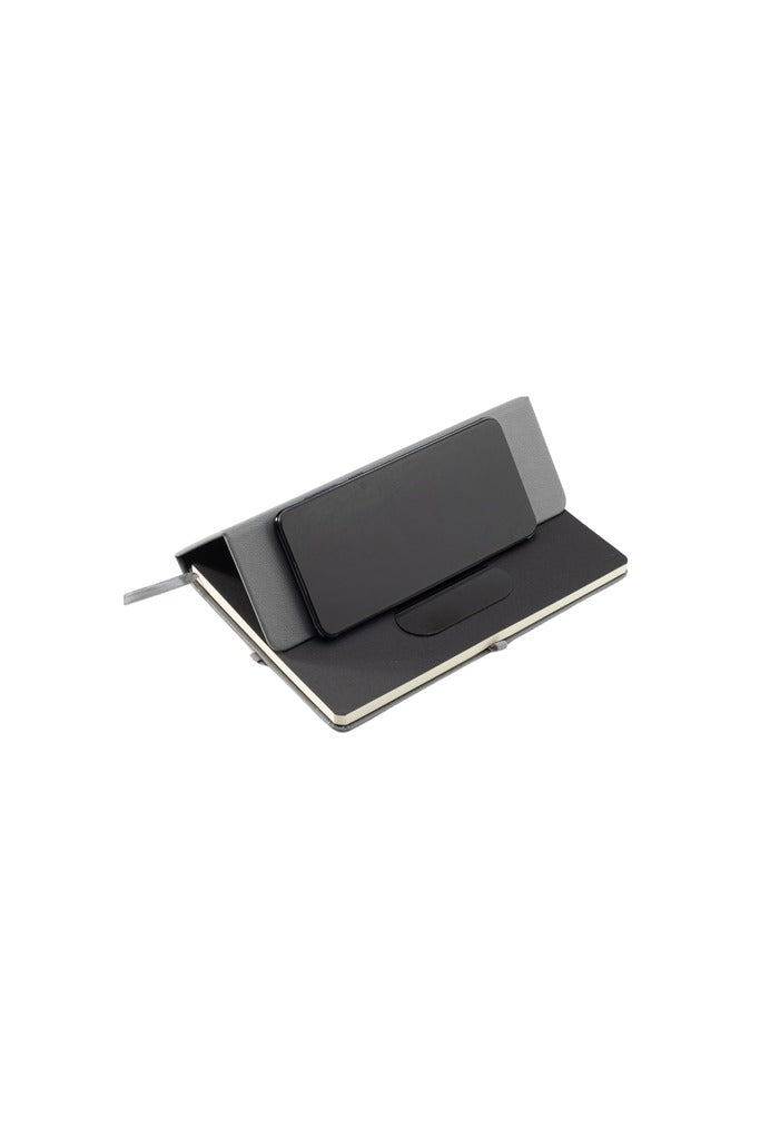 GIESSEN - Hans Larsen Gift Set of Tumbler, Notebook and Pen - Grey — view 4 — MaxPrint Dubai