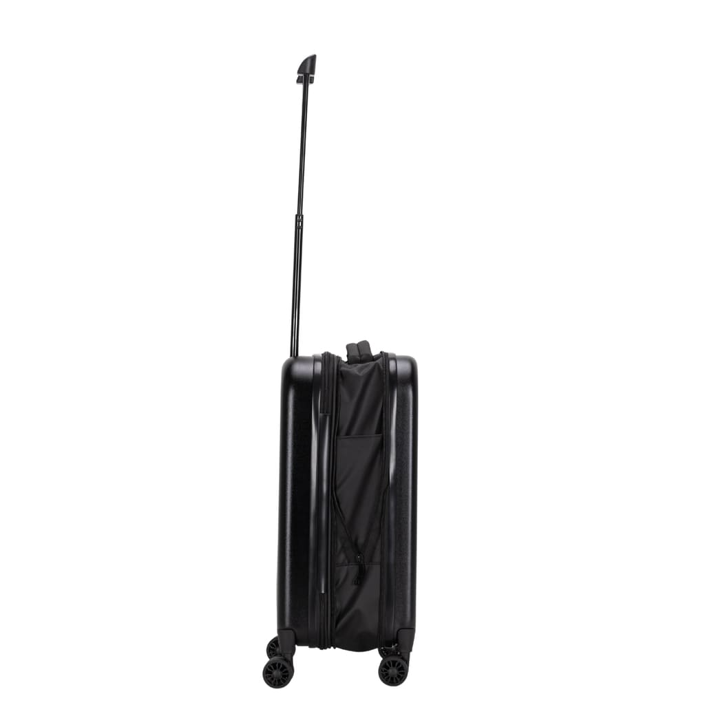 ROSTOCK - SANTHOME Foldable Cabin Trolley Bag - Black Matt Finish — view 4 — MaxPrint Dubai