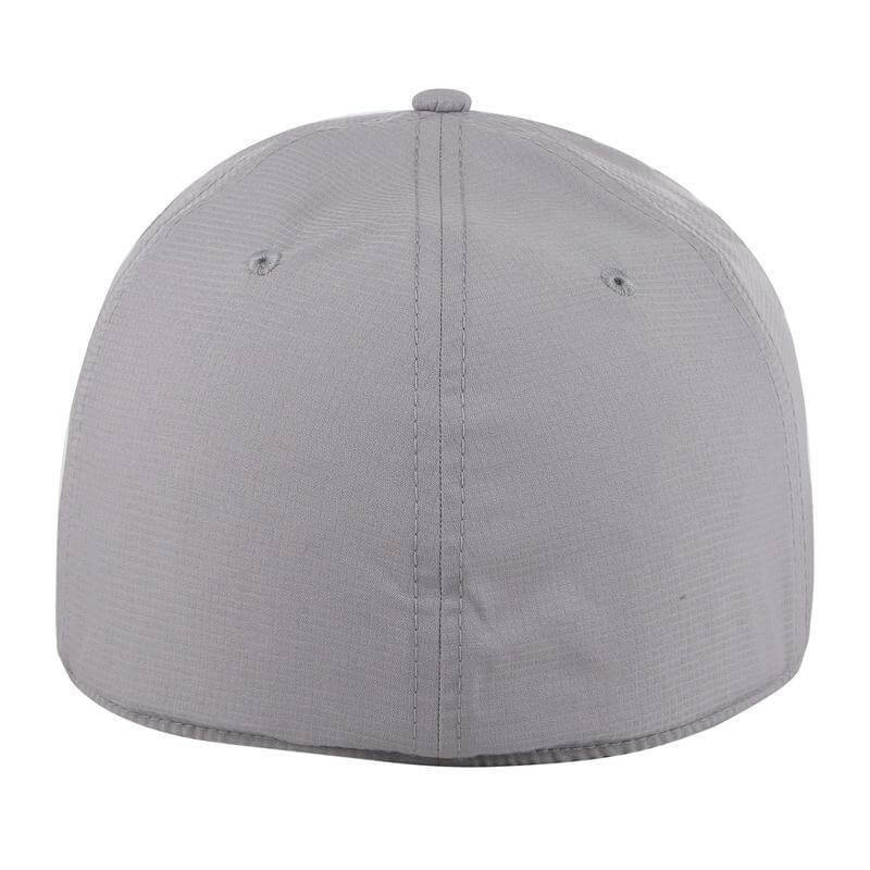 DELTA - Santhome® DryNCool® Performance Stretch-Fitted Cap - Grey — view 5 — MaxPrint Dubai