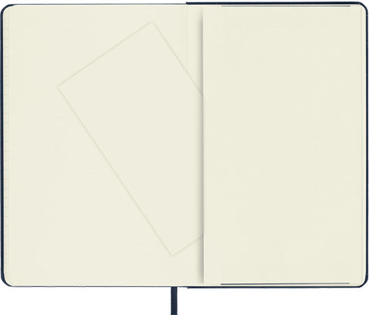 Moleskine Classic Medium Ruled Hard Cover Notebook - Navy Blue